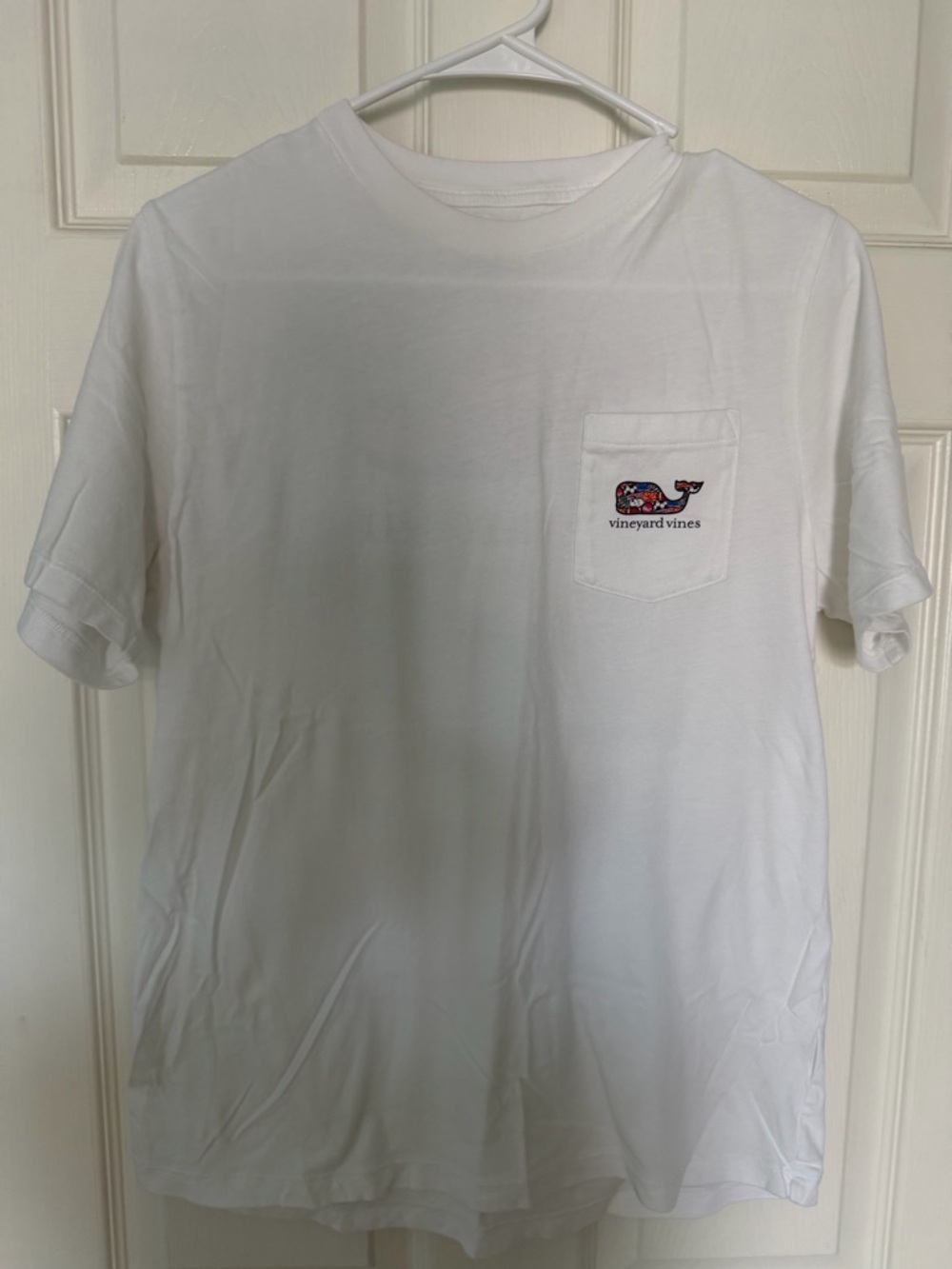 Vineyard Vines White Pocket Tee - Classic Boys Short Sleeve Shirt XL